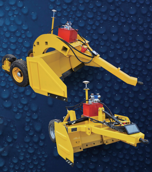 Satellite land leveler