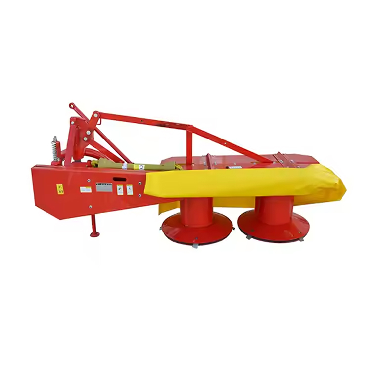Tractor drum mowers